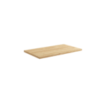 Vannitoa töötasapind Comad Ocean 80 × 46 × 2,5 cm, õlitatud tamm