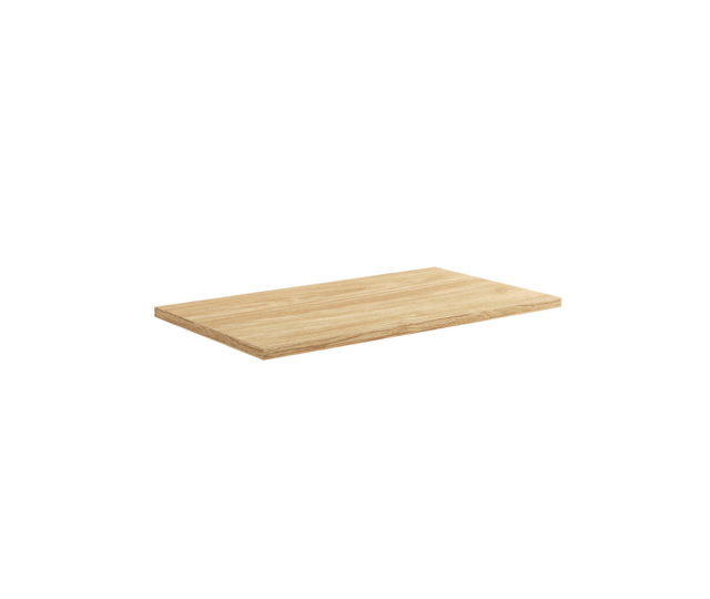 Vannitoa töötasapind Comad Ocean 90 × 46 × 2,5 cm, õlitatud tamm