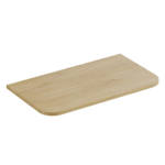 Vannitoa töötasapind Comad Ovalia Cremona 80,4 × 45,8 × 2,2 cm, Cremona tamm
