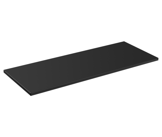 Vannitoa töötasapind Comad Santa Fe Black 140,4 × 46 × 2,5 cm, matt must