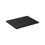 Vannitoa töötasapind Comad Santa Fe Black 60,4 × 46 × 2,5 cm, matt must