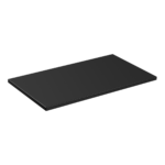 Vannitoa töötasapind Comad Santa Fe Black 80,4 × 46 × 2,5 cm, matt must