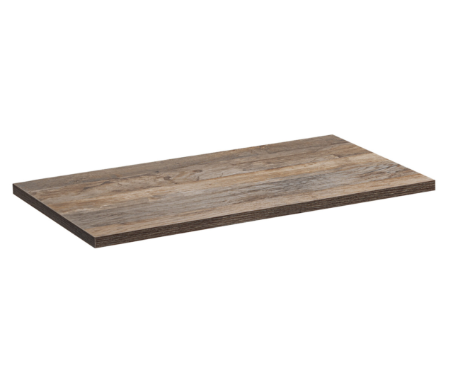 Vannitoa töötasapind Comad Santa Fe Oak 100,4 × 46 × 2,5 cm, Santa Fe vintage-tamm