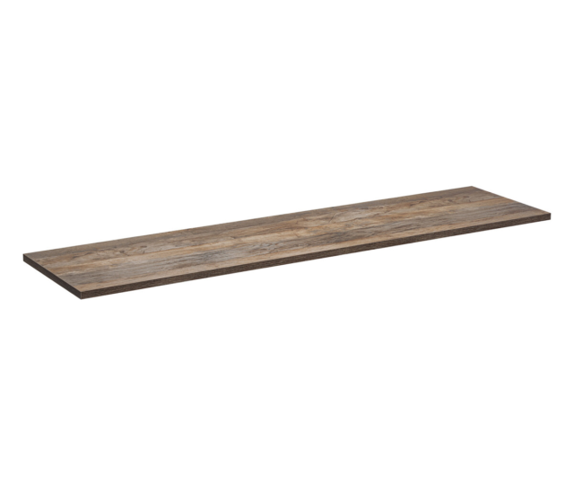 Vannitoa töötasapind Comad Santa Fe Oak 180,4 × 46 × 2,5 cm, Santa Fe vintage-tamm