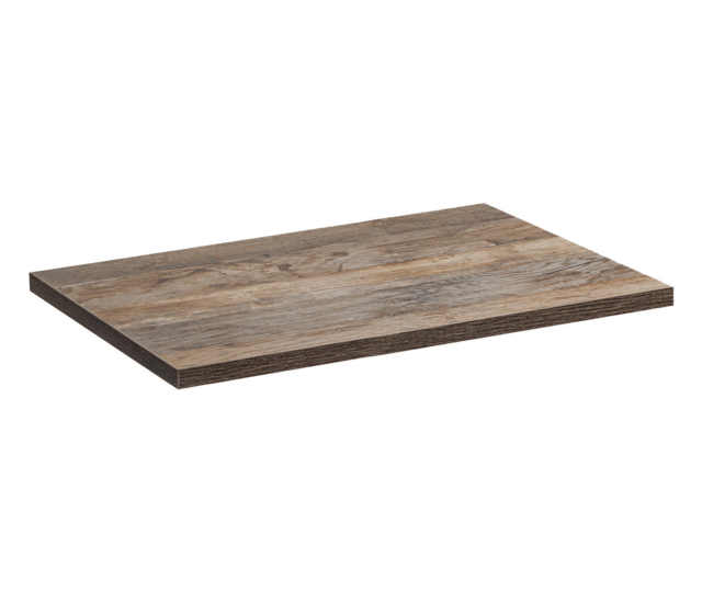 Vannitoa töötasapind Comad Santa Fe Oak 60,4 × 46 × 2,5 cm, santa fe vintage oak