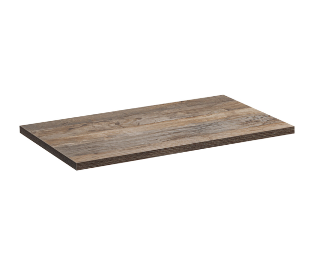 Vannitoa töötasapind Comad Santa Fe Oak 80,4 × 46 × 2,5 cm, santa fe vintage oak