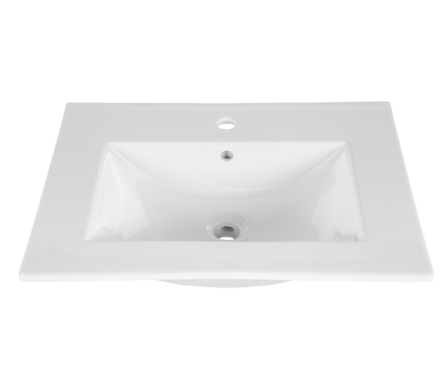 Vannitoavalamu Comad Lava 60 61 × 46 cm, läikiv valge