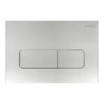 WC loputusnupp slim Deante 247x165 mm, harjatud teras