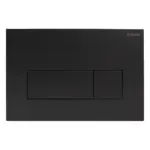 WC loputusnupp slim Deante 247x165 mm, must