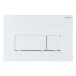 WC loputusnupp slim Deante 247x165 mm, valge