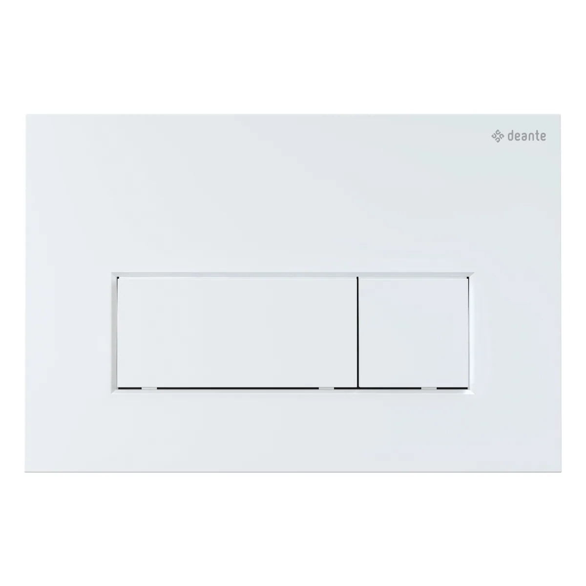 WC loputusnupp slim Deante 247x165 mm, valge