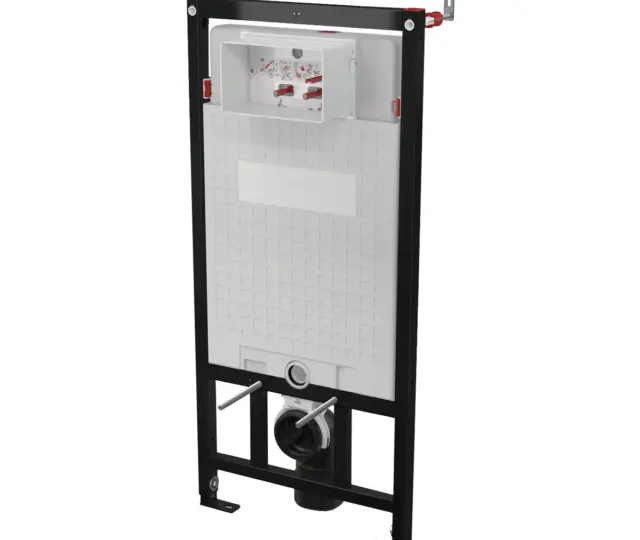 WC paigaldusraam ECO-loputusega seinapealsele WC-potile Deante 510x125x1176 mm