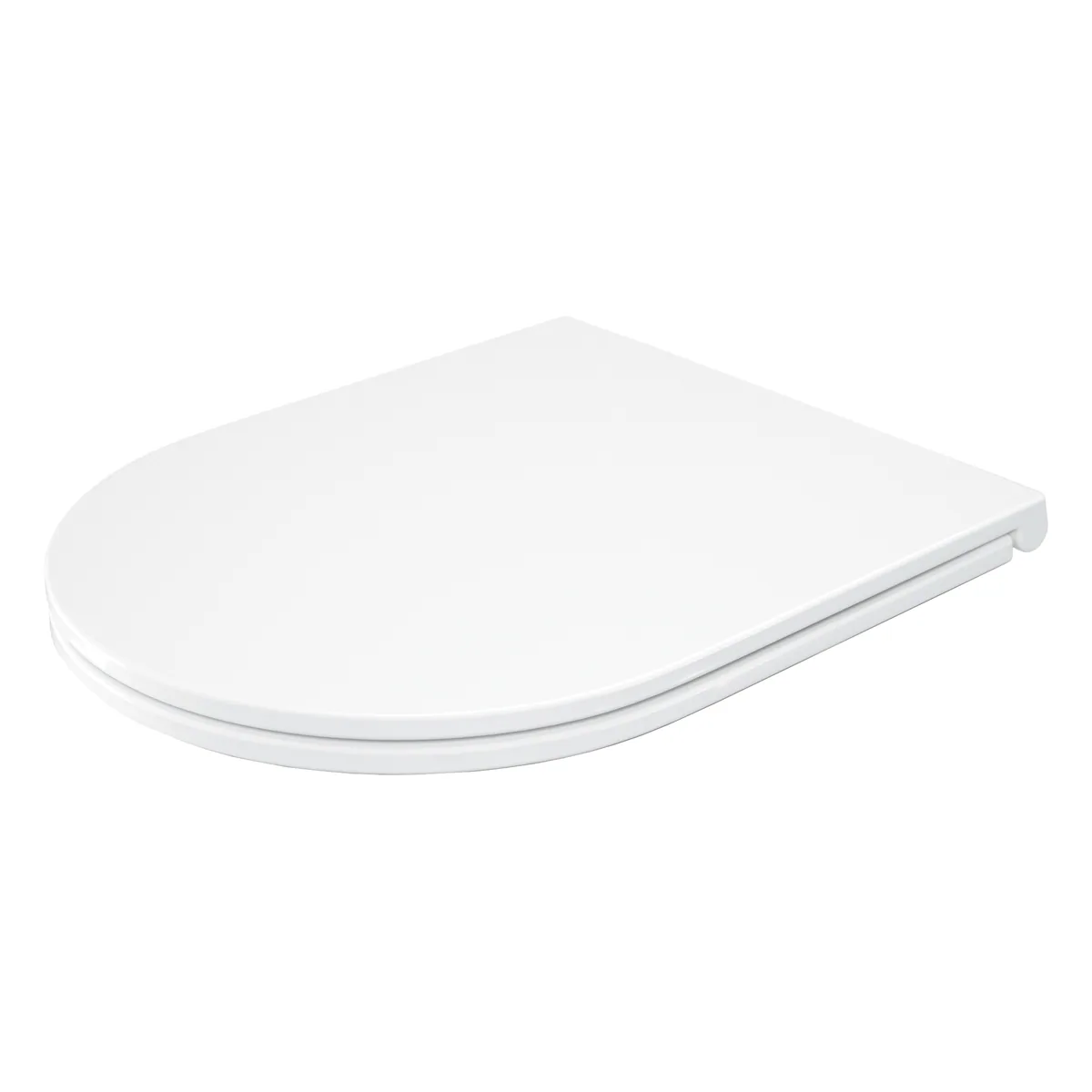 WC-poti prill-laud slim Deante Round, valge